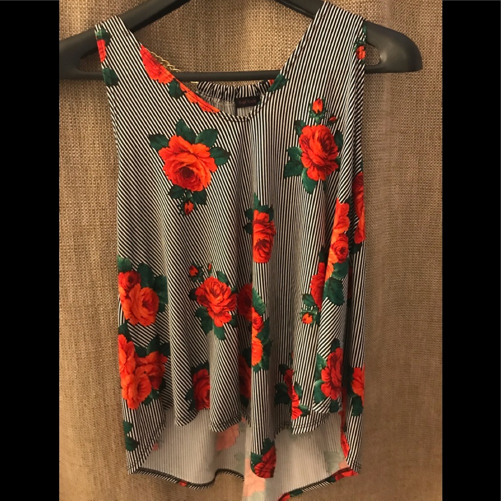 Beautiful blouse of flowers